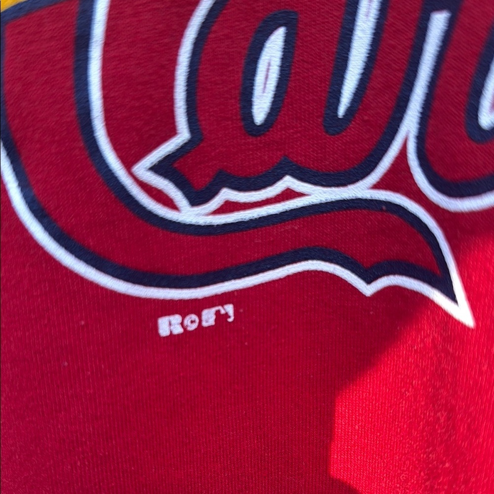 Red Cardinals Graphic T-Shirt vintage Russel made in the USA MLB baseball - Picture 3 of 6